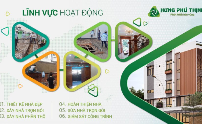 Đội thợ xây dựng biệt thự phố trọn gói Quận 9